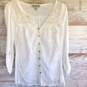 Vintage America Cream Top